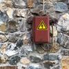 2pcs Yellow Warning Sticker 10cm Accessories Electrical Shock Hazard Danger Notice Danger Forelectric Box