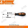 Industrial Grade Magnetic Phillips and Slotted Rubber Plug Screwdrivers