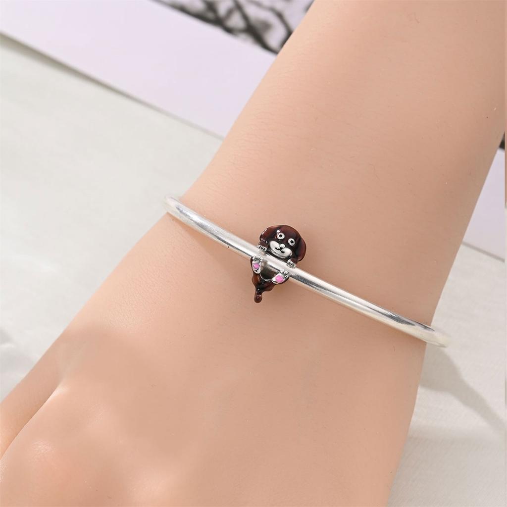 Copper Brown Collection Charms Capybara Bead Coconut Squirrel Koala Pendants Fit Original Bracelet Diy Jewelry Gift