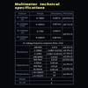 Real Time Waveform Recording Multimeter Temperature Resistance Voltage Continuity Tester High Precisions Multitester