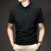 Sommer Kurzarm Polohemd Herren Business Casual Kragen Vielseitiges Sport T-Shirt
