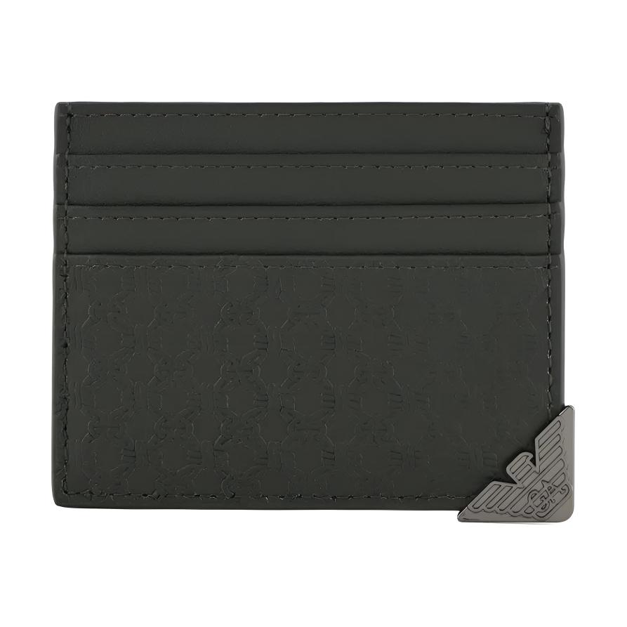

Emporio Armani Flat Multi-Card Slot Decorative Embossed Leather Card Holder Men Accessories Dark-Green YEM320-YQ82X-89848 Basic Set (Bag+Dust Bag)