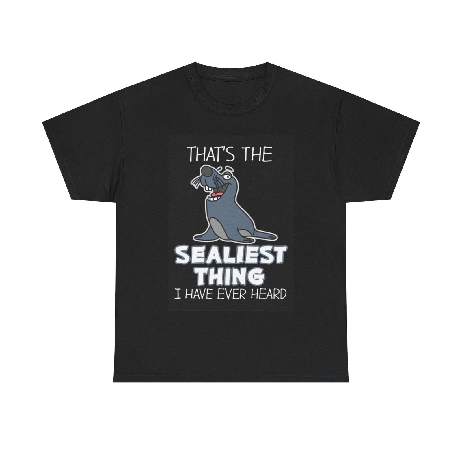 Men s and Women s T-shirts Seal Jokes XXXXL