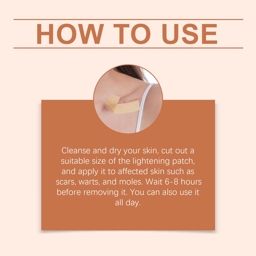 The Imprinting Light Moisturizing Patch Is A Daily Care Patch For Body Skin, Blemishes And Moles.