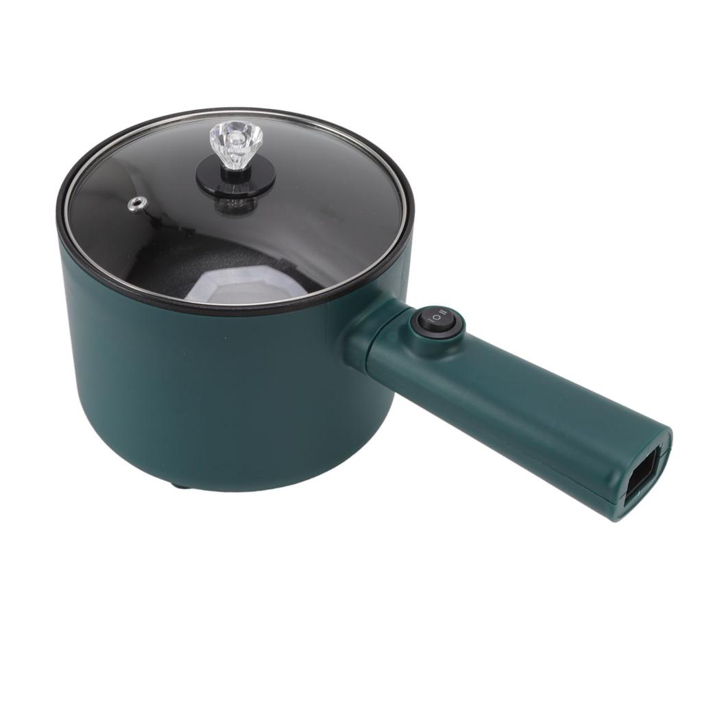 Electric Cooking Pot 1.8L Nonstick Food Grade 2 Temperature Mode 6 Function Long Handle Electric