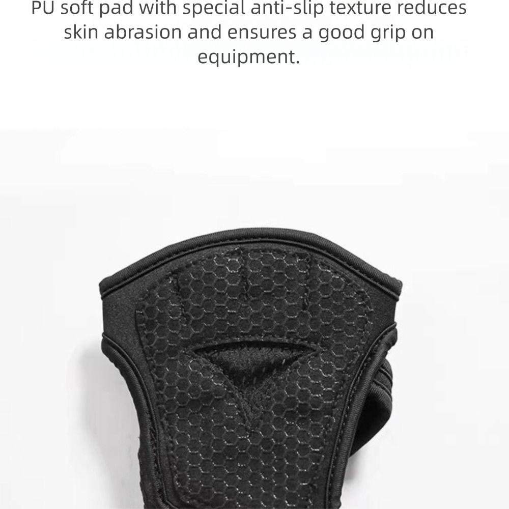 1 Paar Damen Fitness Handflächenschutz-Pads Abriebfeste Gewichtheben Handschutz-Pads Kreuzheben