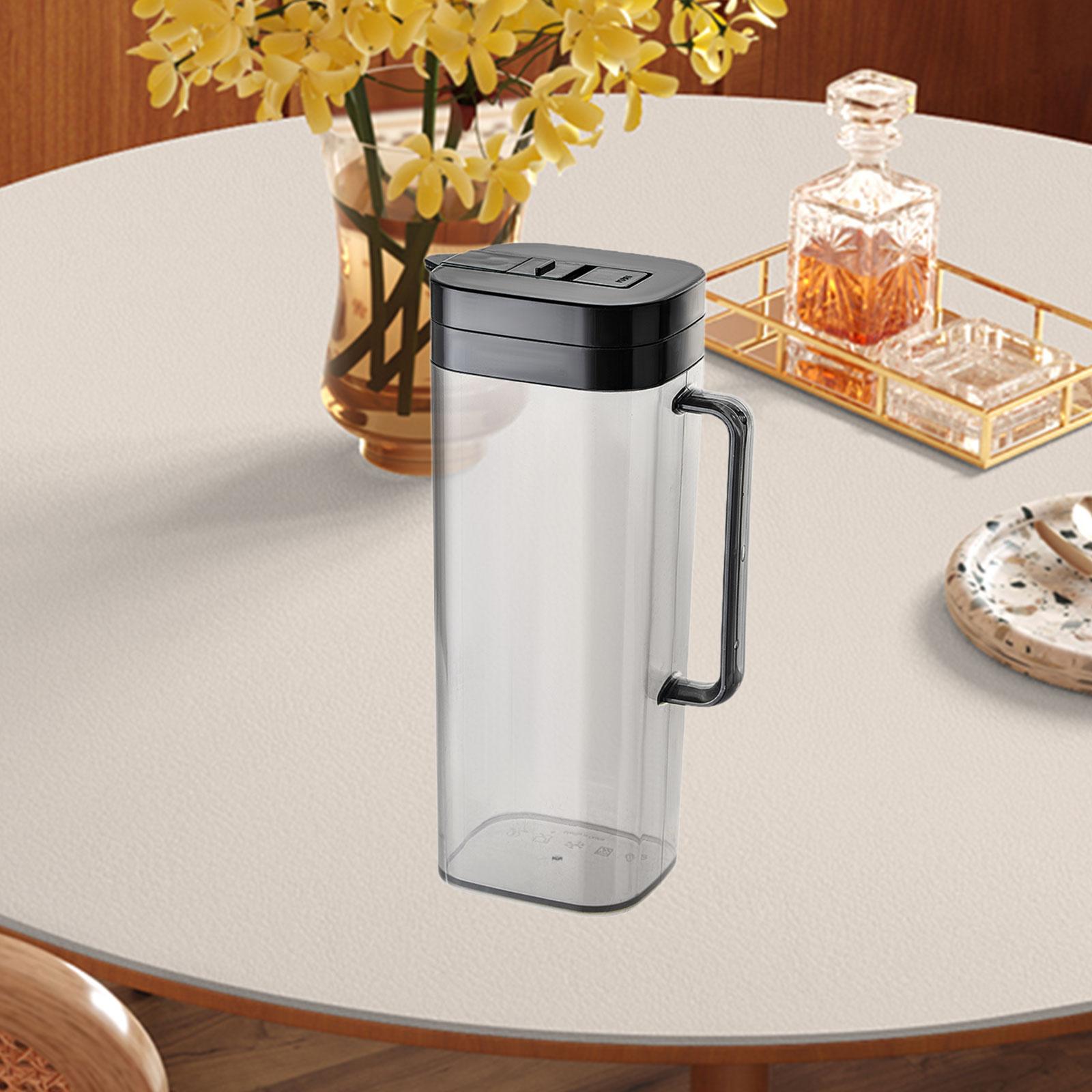 

Кувшин для воды большой емкости, кувшин для воды с ручкой для напитков, воды, пикника чёрный