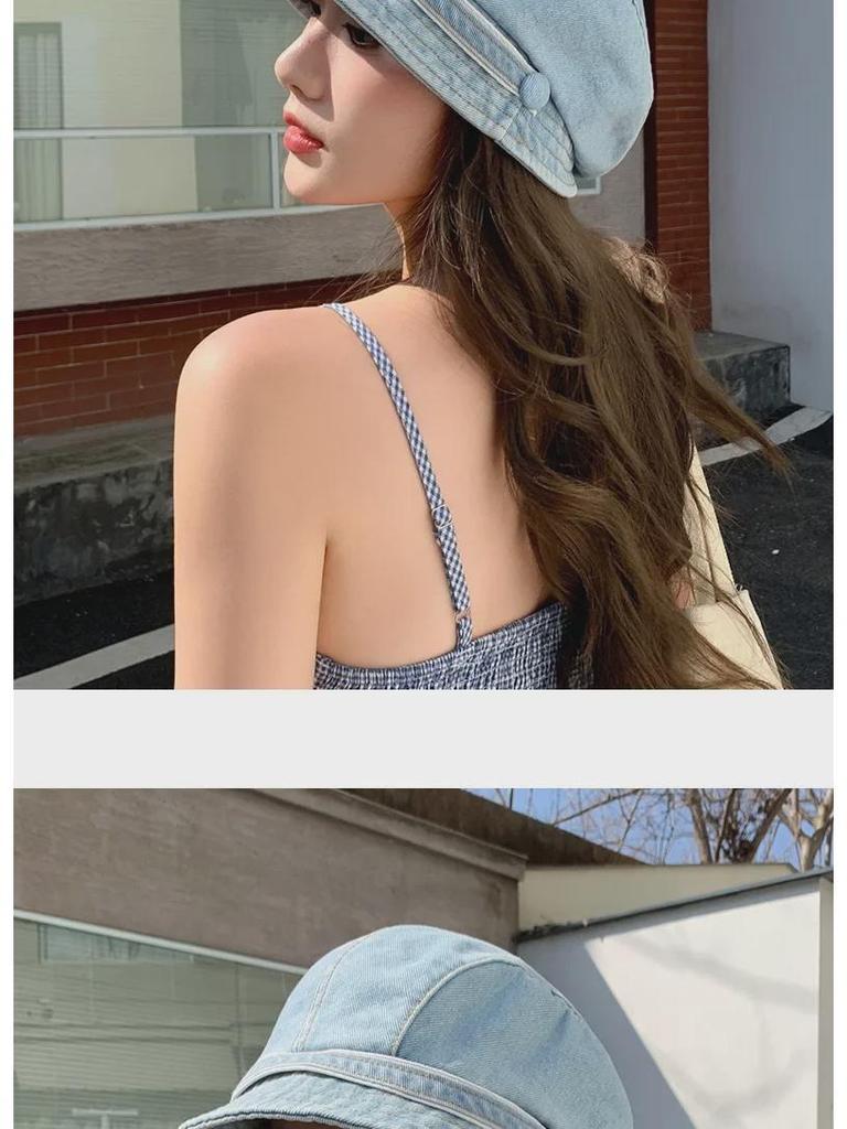 Retro Duck Bill Beret: Spring & Autumn Street Style Women's Hat