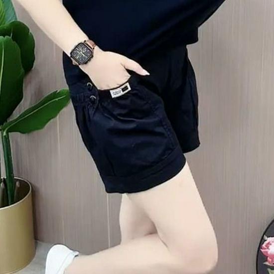 2026 Women's High Waist Slimming Cargo Shorts - Summer Style, Versatile, Elastic, Casual Hot Pants