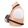BDSM Sex Toys for Women Men Nipple Clamps Spiked Breast Binder for Couple BDSM Bra Harness Chest Straps Leather Bed Restraint