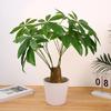 Artificial Money Plant Artificial Money Tree Potted Plant Realistic Simulation Money Tree for Indoor Decoration