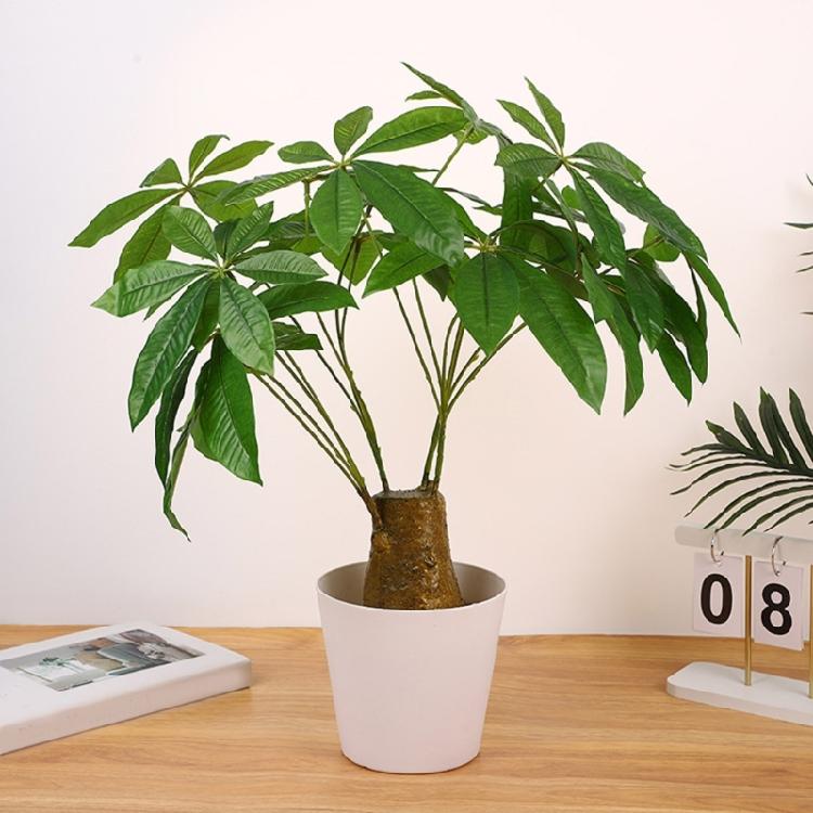 Artificial Money Plant Artificial Money Tree Potted Plant Realistic Simulation Money Tree for Indoor Decoration