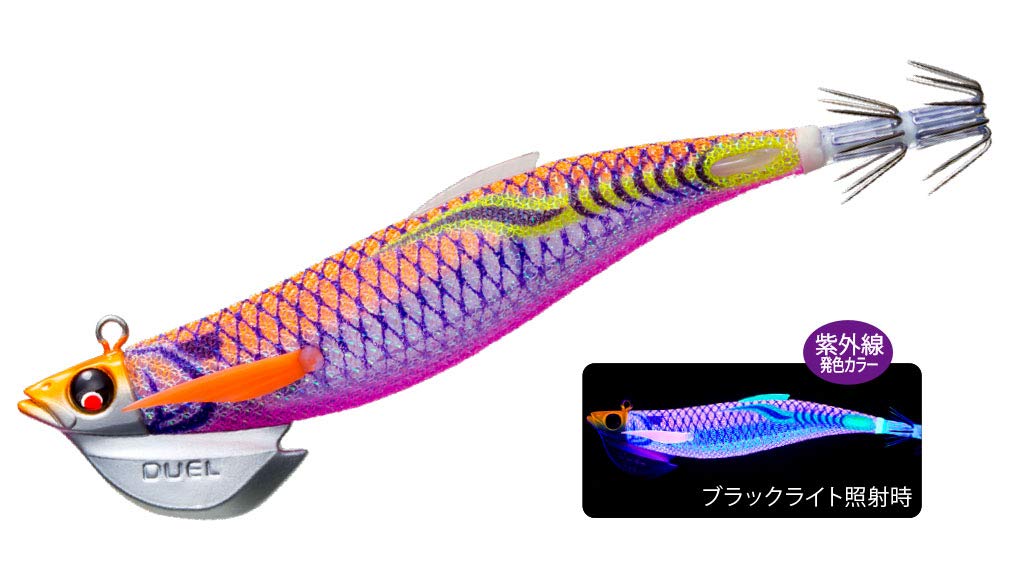 

DUEL Fin Plus TR Squid Size KVO Size 30g EZ-Q Lure, 3.0, 30g, A1742-KVO, (Kemura Orange), 3.0,