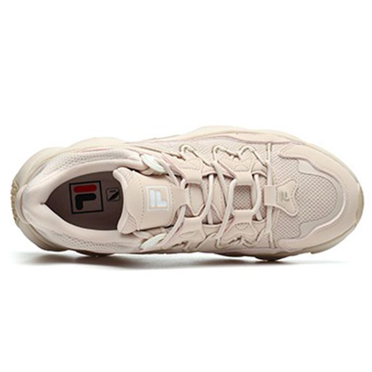 FILA Fabric Synthetic Leather TPU Casual Low-Top Dad Shoes Women sneaker Light-Pink F12W141105FWP