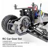 Balck Steel Pinion Gear Set Steel Upgrade Gear Gea Set for Traxxas 2WD 1/10 RC Car RC Car Upgrades