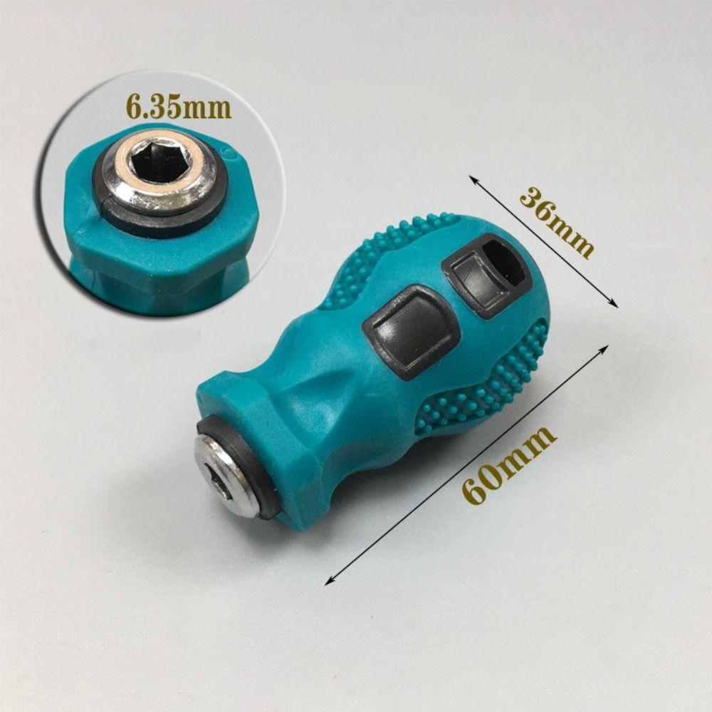 1Pcs Adapter For Screwdriver Bit Screwdriver Handle 5mm Round Magnetlc Rod Screw Driver Bits Holder Multipurpose 6.35mm 4mm Hex