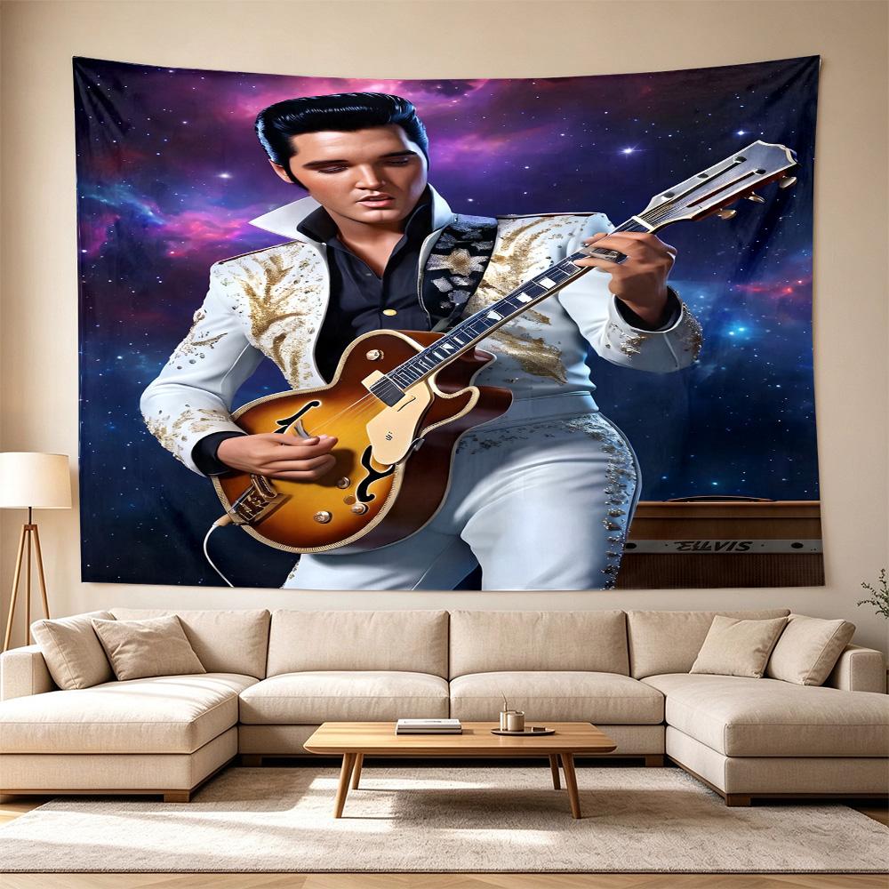 Space Rock Legend Versatile Wall Hanging Blanket, Home Backdrop for Wedding, Party and Video Shooting,Perfect Gift