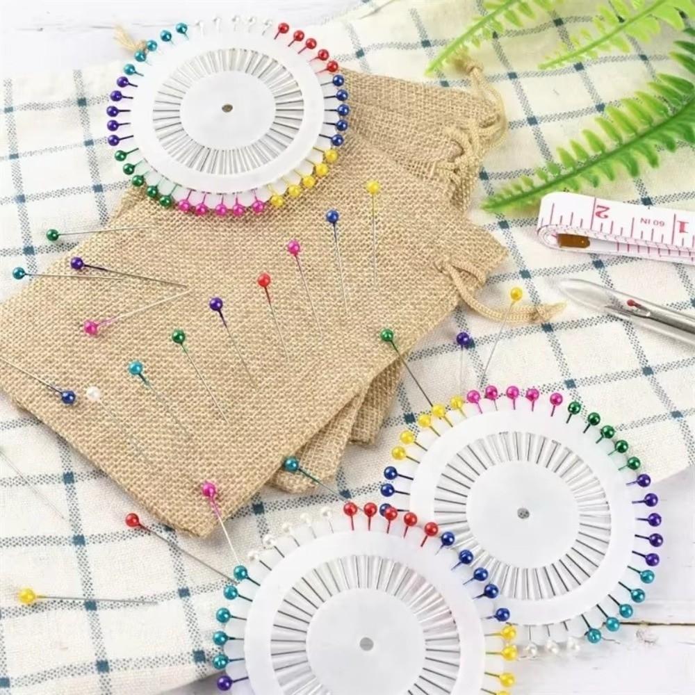 480PCS Garment Fitting Pin Colorful Positioning Pin Pearl Head Large Size Dressmaker Pin Shaping Pearl Pin Sewing
