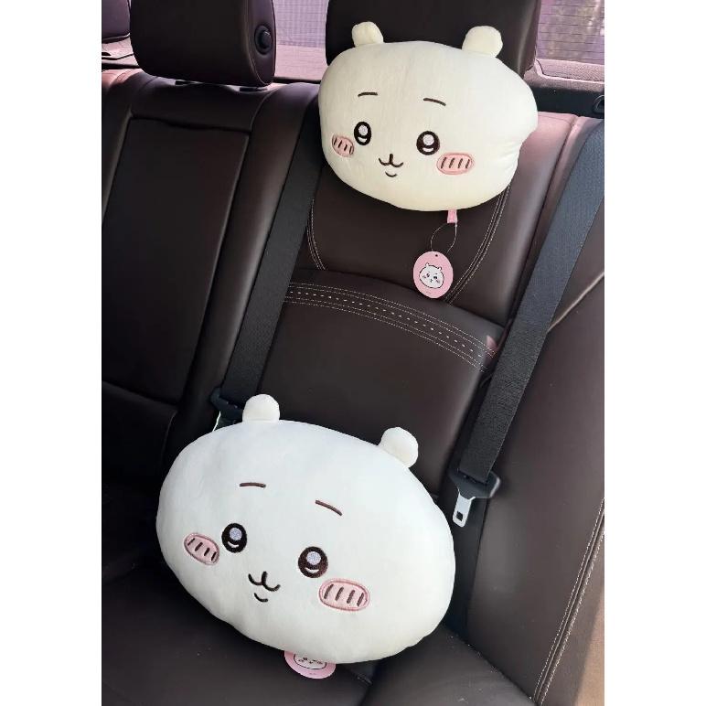 Chiikawa Car Seat Neck Pillow Waist Pillow Plush Cute Car Decoration Cartoon Cute Object Usagi Car Decoration Accessories Gift