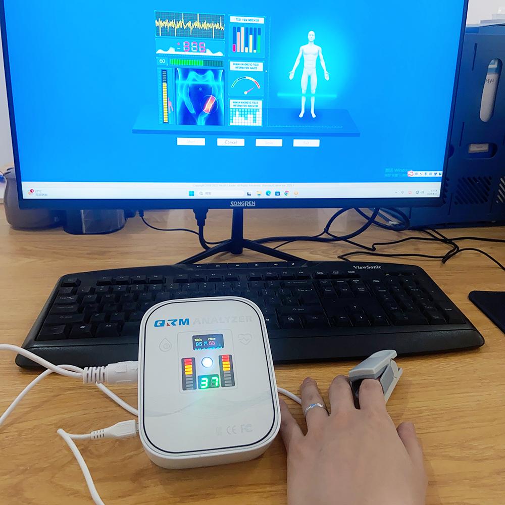 New Quantum Resonance Magnetic Health Analyzer 11 Generation Body Analyzer for Hand Touch Multi-language Sub-health Test for Home with Digital Display