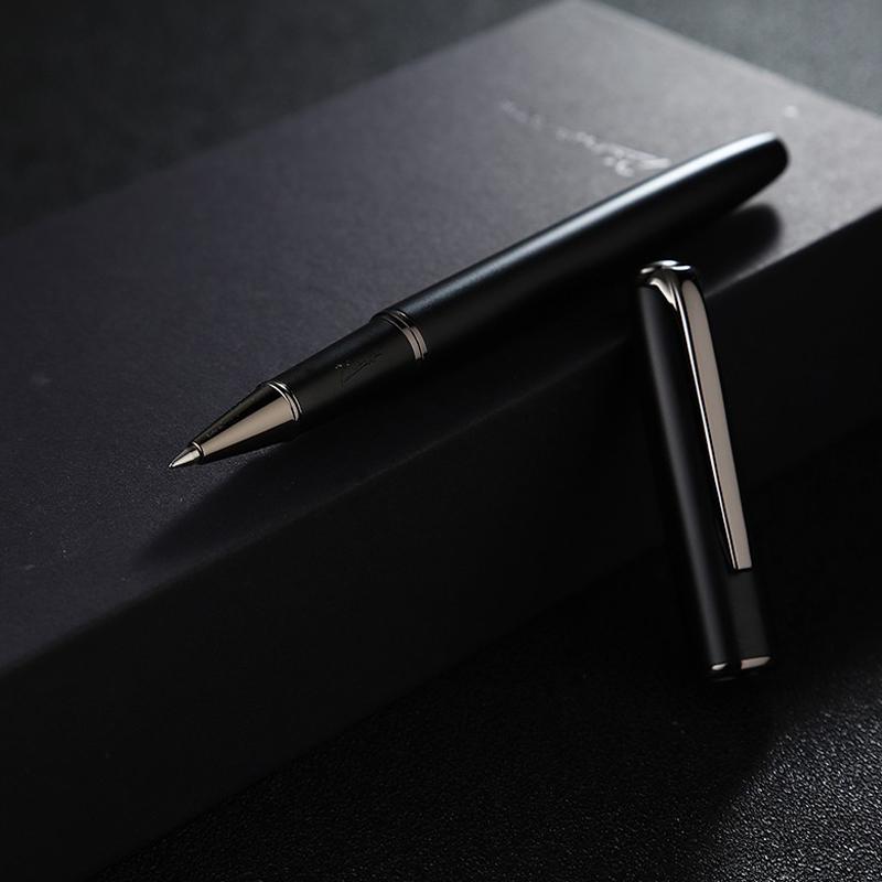 Picasso 916 Pimio Fine Quality Metal Roller Ball Pen Titanium Black Matte Barrel For Business Writing Gift Pen