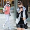 Womens Candy Color Hooded Puffer Vest Plus Size Sleeveless Jacket 2026 Fall Casual Outerwear