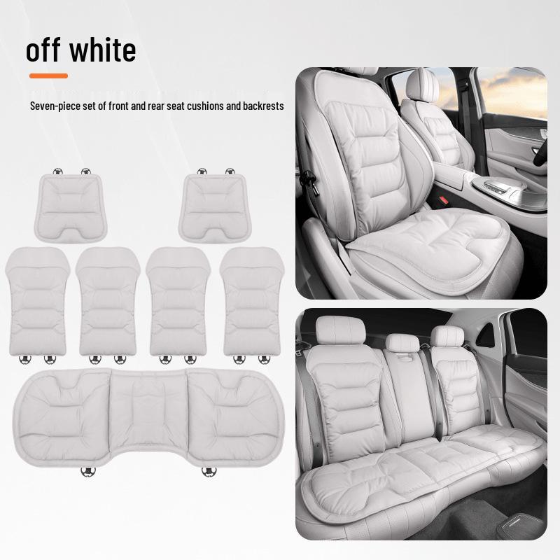 Mercedes-Benz & BMW Universell Nappaläder Bilbarnstolskudde – Perforerad, Bekväm, Halkfri, Förtjockad för Alla Årstider.