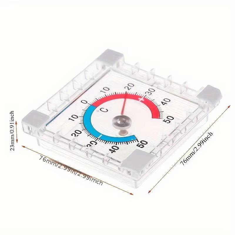 Batterieloses Zifferblatt-Thermometer für Innen- und Außenbereich, Fenster-Wandmontage, -50°C bis 50°C Temperaturanzeige, Geschenk für den Heim- und Bürogebrauch