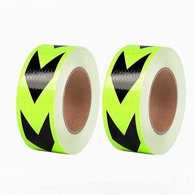 Naklejka ostrzegawcza bezpieczeństwa samochodowego Taśma odblaskowa Ochronna Taśma Samochodowa Folia odblaskowa do Ciężarówek Akcesoria bezpieczeństwa motocyklowego