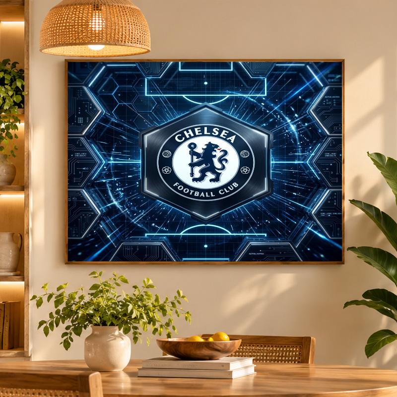 5D Diamond Painting Chelsea FC DIY Full Drill Diamond Art Kit Home Decoration