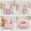 Kids Girls Cute Handbag Portable Bow Crossbody Bag