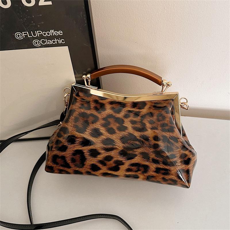 High-End, Einfach, Unregelmäßig, Personalisierte Leo-Print Damen Tasche, Modische Damen Tasche, Pendler Gürtel, Trendige Damen Tasche