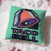 Mexican Flavor T-Taco Bell Cushion Cover Premium Comfort Reversible Pillow Cove -Two in One Design for Any Room & Car Interior