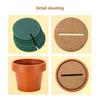 6PCS Cute Coaster Set Table Decoration Accessorie Creative Cactus Shape Cup Mat Heat Insulation Non-slip Tea Coffee Cup Holder