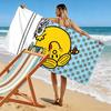 Sig. Asciugamano da Spiaggia Uomo Stampa Little Miss, Asciugamano Grande Morbido Asciugatura Rapida per Spiaggia Campeggio Nuoto