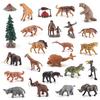 12 Simulated Prehistoric Animal Models Of Ancient Hominids Giant Rhinoceros Mammoths Multiple Children'S Decorative Toys