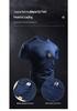 Men's Quick-Drying Tactical T-Shirt - Elastic, Breathable Ice Silk, Wear-resistant, Round Neck Short Sleeve for Summer Outdoor Sports and Fitness