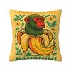 Pillow Cover Chimpanzee Banana Design Cushion Cover Novelty Pillow Case For Living Room Chair Pillowcases