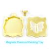 With Lid Diamond Painting Bowknot Tray Embroidery Storage Flip Drill Tray  for Nail Art Accessories