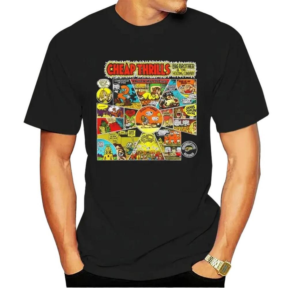 Cheap Thrills Janis Joplin Album Art T-Shirt