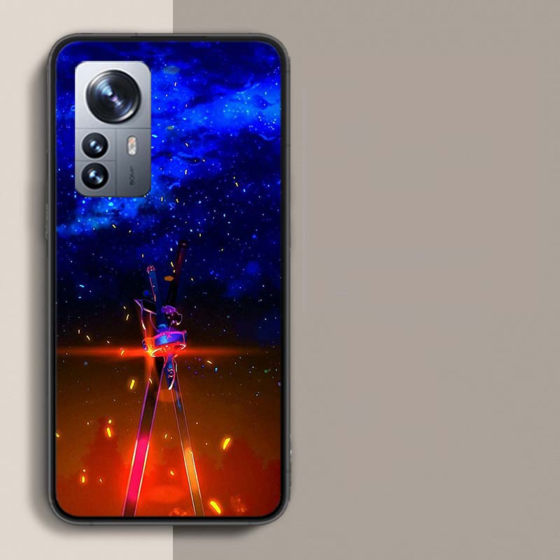 Sword Art Online SAO Anime Phone Case For Xiaomi 15 Poco X7 X6 F7 14 Ultra Mi F6 F5 F4 F3 X5 X4 X3 M6 Pro M5 M5S M3 Capa Coque