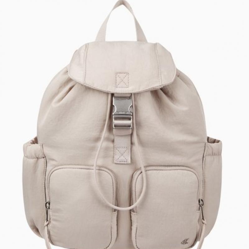 Calvin Klein Jeans Unisex Satin Nylon Flap Backpack  4k3214g Rmu R 