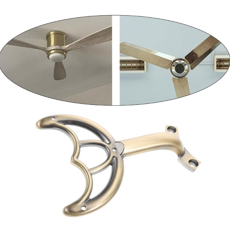 Supporto Metallico per Braccio Ventilatore a Soffitto Migliora i Flussi d'Aria con un'Estetica Moderna, Installazione Semplice