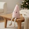 Festive Atmosphere Soft Furnishings Christmas Tree Plush Ornament with Dangling Legs, Cute Stuffed Figure, for Home Doll Living Room Sofa And
