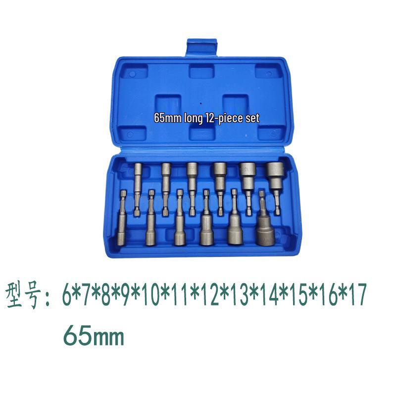 Magnetic Deep Hex Electric Wrench Drill Socket for Self-Tapping Screws