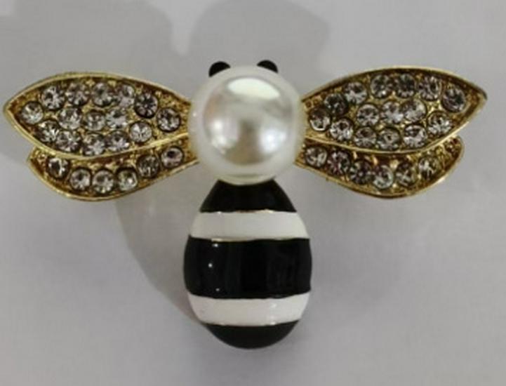 Broche de Abelha: Broche de Inseto Mini Fofo para Gola ou Acessório