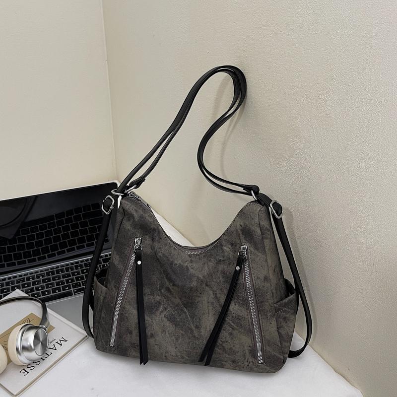 Women's Commuter Shoulder Bag Large Capacity Vintage Tote Bag