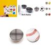 Stylish Basketball Soccer Volleyball Crystal Glass Fridge Magnets 25mm Decorative
