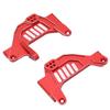 RC Shock Hoops CNC NaMachining Replacble Aluminum Alloy Front Rr Shock Towers for   1/6 SCX6
