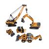 Engineering Diecast Tower Crane Forklift Bulldozer Excavator Vehicle Model Toys for Boys Alloy+Plastic Tractor Inertial Driving